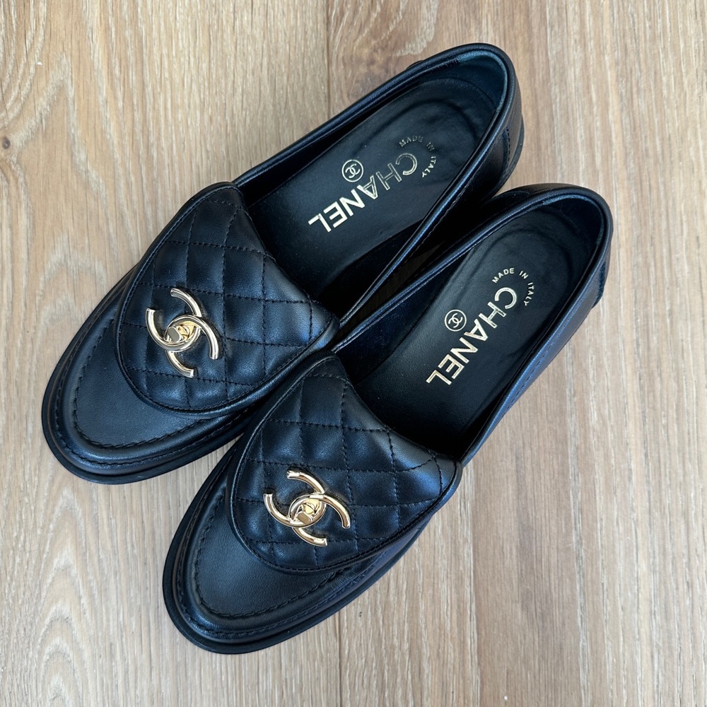 CHANEL Quilted Tab Loafer - Picture 2 of 6